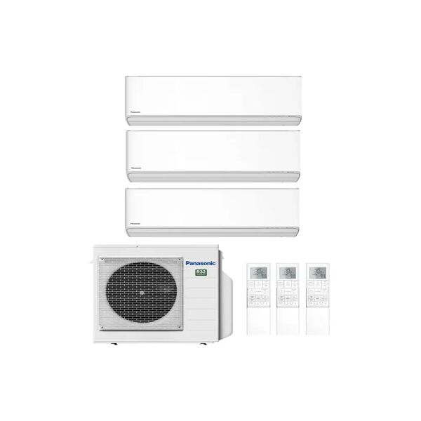 condizionatore panasonic etherea z trial split 9000+9000+12000 btu inverter cu-3z52tbe a+++ wifi (etherea z cu-3z52tbe 9+9+12)