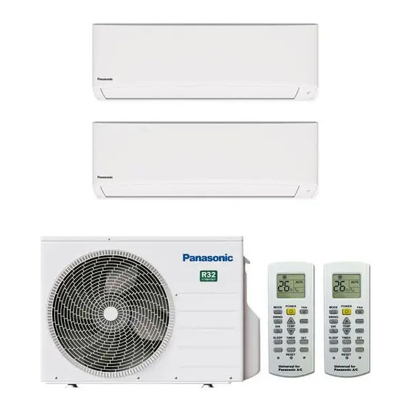 condizionatore panasonic tz dual split 7000+12000 btu inverter r32 cu-2tz50tbe a++/a+ (tz cu-2tz50tbe 7+12)