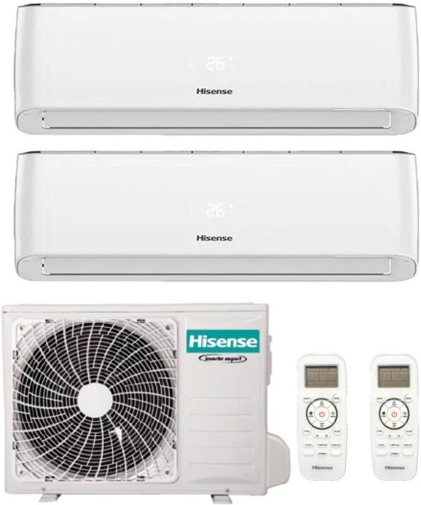 condizionatore hisense energy pro dual split 12000+12000 btu inverter r32 2amw52u4rxc a++ wifi (2amw52u4rxc 12+12)