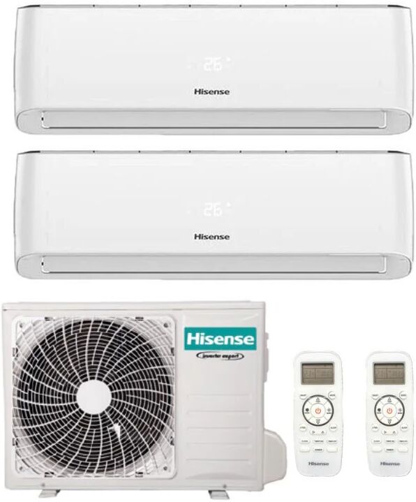 condizionatore hisense energy pro dual split 9000+12000 btu inverter r32 2amw42u4rra a++ wifi (2amw42u4rra 9+12)