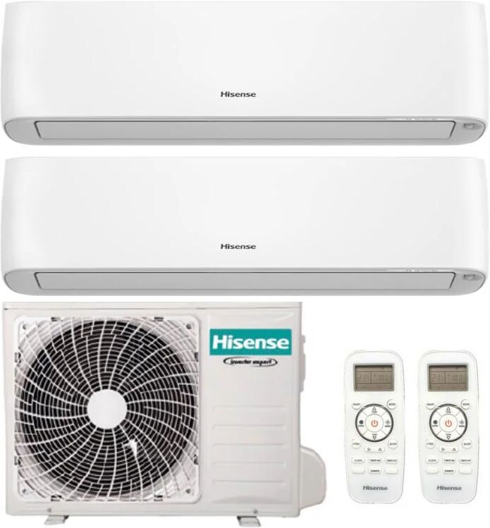 condizionatore hisense energy pro plus dual split 12000+12000 btu inverter r32 3amw62u4rjc a++ wifi (3amw62u4rjc 12+12)