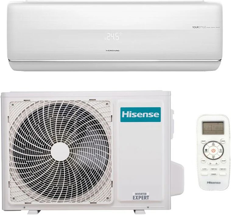 condizionatore hisense fresh master monosplit 9000 btu inverter r32 a+++ wifi (qf25xw00w+qf25xw00g)