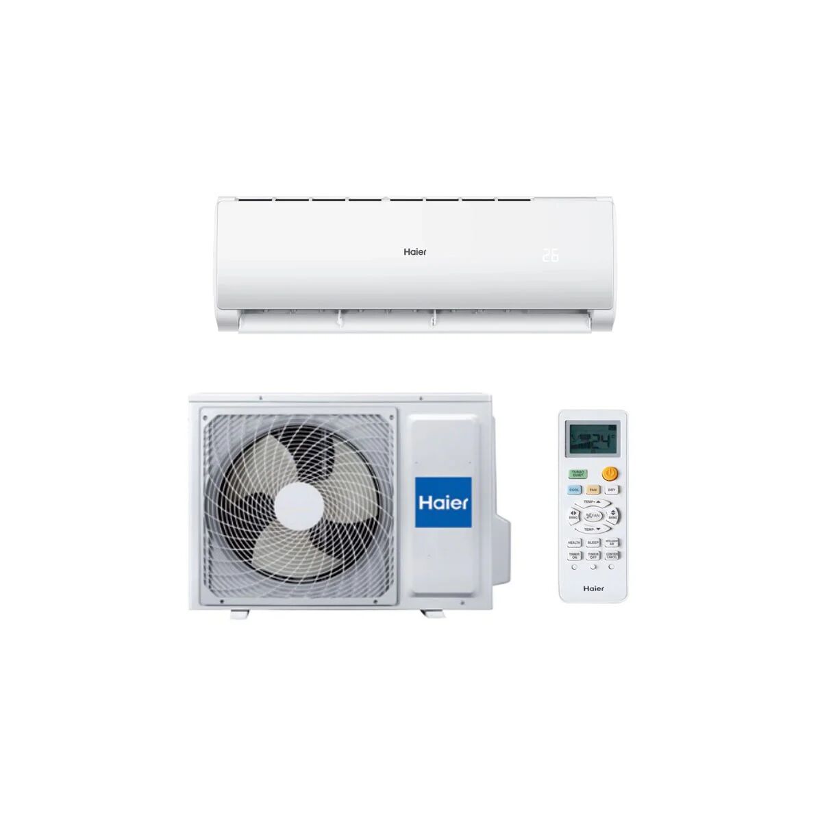 Condizionatore Haier Geos Plus Monosplit 12000 Btu Inverter R32 A++ Wifi (1U35YEFFRA+AS35TAMHRA)