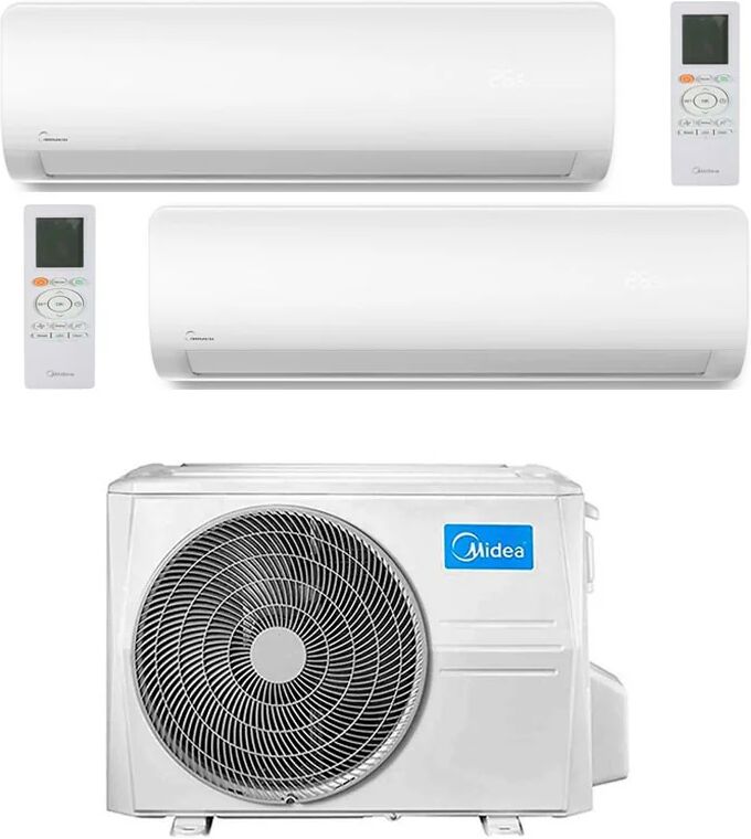 Condizionatore Midea Extreme Dual Split 12000+12000 Btu Inverter R32 M3Og-21Hfn8-Q A++ Wifi (M3OG-21HFN8-Q 12+12)