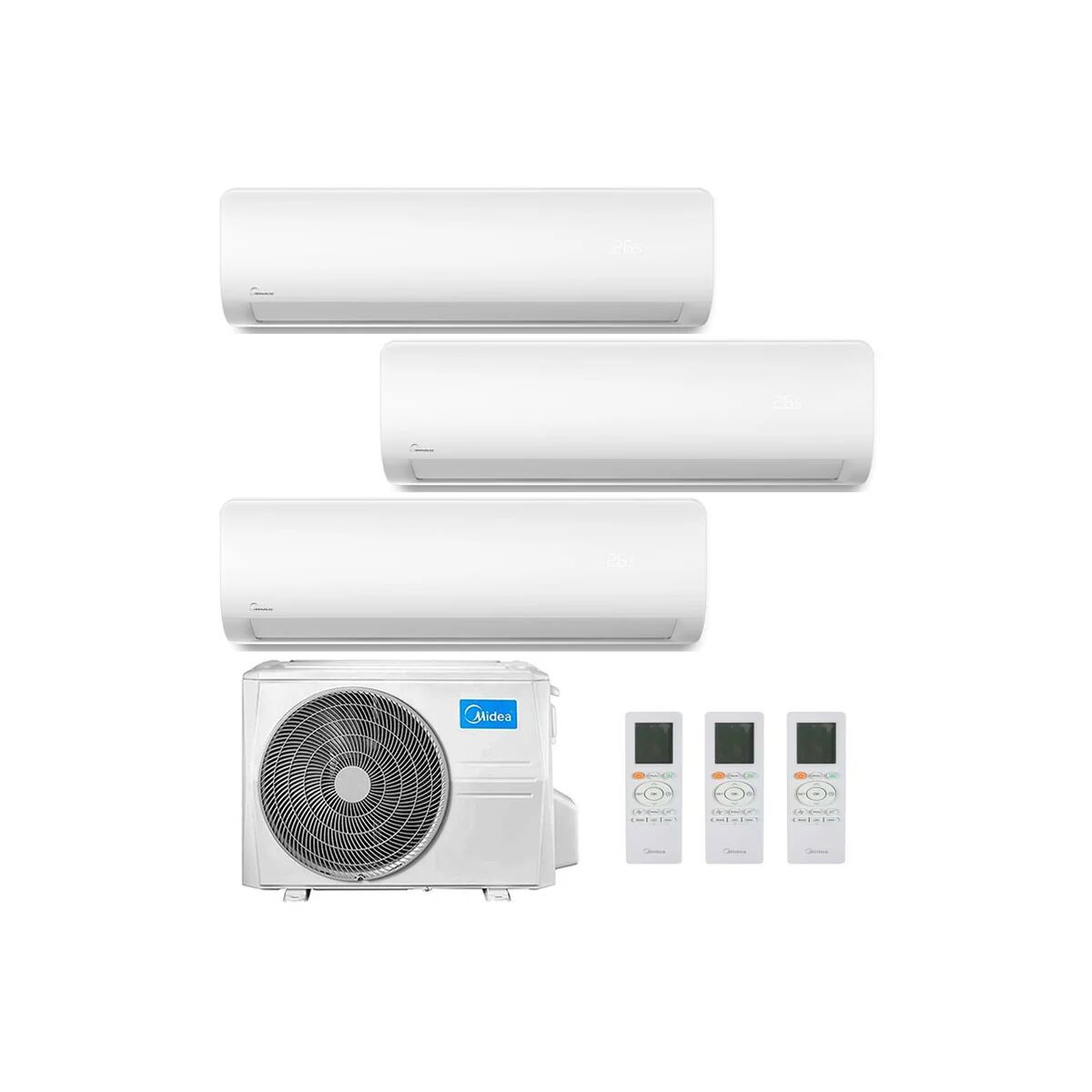 Condizionatore Midea Extreme Trial Split 9000+9000+12000 Btu Inverter R32 M3Oa-27Hfn8-Q A++ Wifi (M3OA-27HFN8-Q 9+9+12)