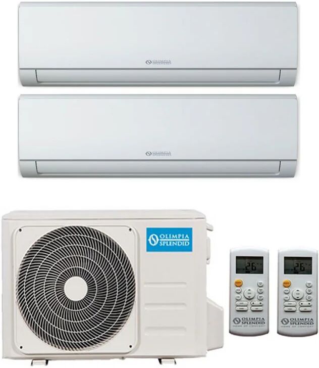 Condizionatore Olimpia Splendid Nexya S4 E Dual Split 9000+9000 Btu Inverter R32 Os-Cemyh14Ei A++ Wifi (OS-CEMYH14EI 9+9)