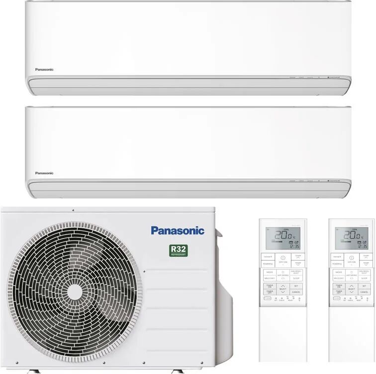 Condizionatore Panasonic Etherea Z Dual Split 9000+9000 Btu Inverter Cu-2Z41Tbe A+++ Wifi (ETHEREA Z CU-2Z41TBE 9+9)