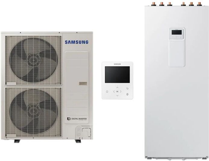 Pompa Di Calore Samsung Ehs Climate Hub Ae120Rxydeg + Ae260Rnwmeg Inverter R32 A+++ (AE120RXYDEG + AE260RNWMEG + MWR-WW10N)