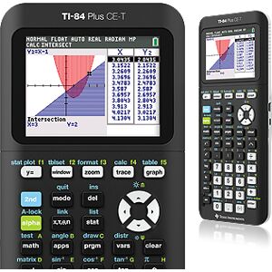 Texas Instruments Ti-84 Plus Ce-t Calcolatrice Desktop Calcolatrice Grafica Nero [ti-84+ Ce-t]