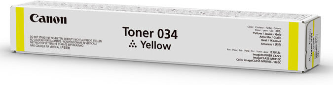 Canon 034 cartuccia toner 1 pz Originale Giallo [9451B001]