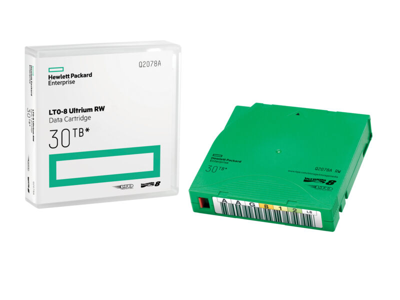 HP Cassetta vergine  Q2078AN supporto di archiviazione backup Nastro dati vuoto 30 TB LTO 1,27 cm [Q2078AN]