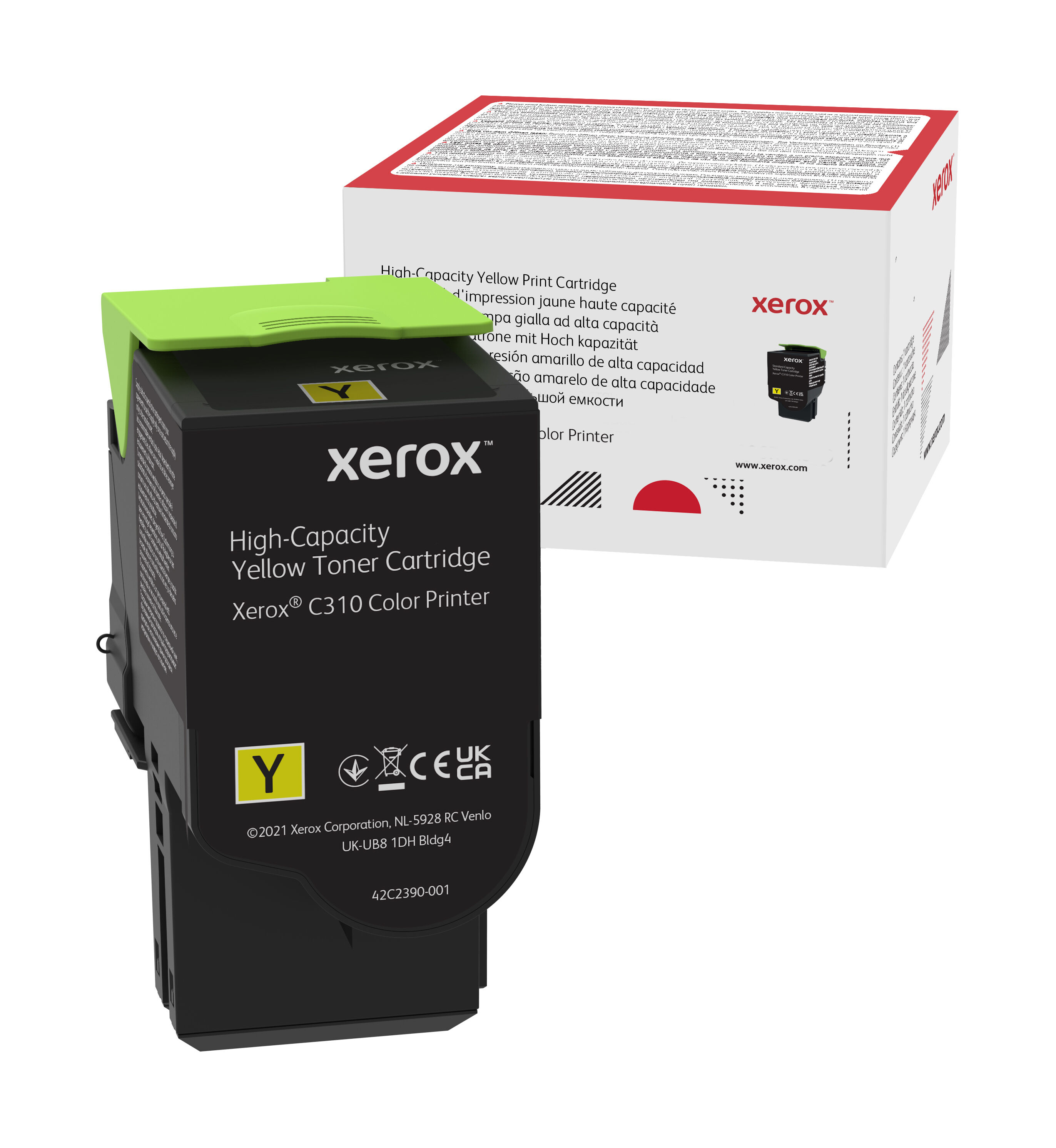 Xerox Cartuccia toner Giallo a High capacity da 5500 Pagine per Stampante colori ® C310​/​multifunzione C315 (006R04367) [006R04367]