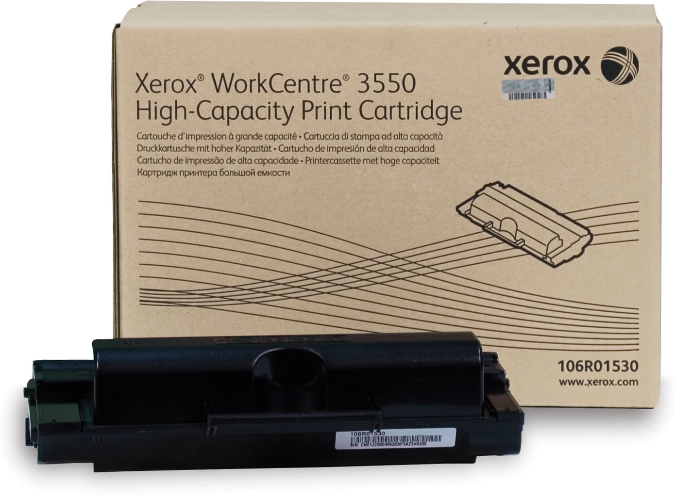 Xerox Cartuccia toner Nero a High capacity da 11000 Pagine per WorkCentre™ 3550 (106R01530) [106R01530]