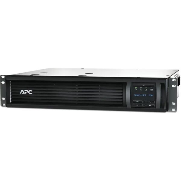 apc smart-ups 750va gruppo di continuità (ups) a linea interattiva 0,75 kva 500 w 4 presa(e) ac [smt750rmi2unc]