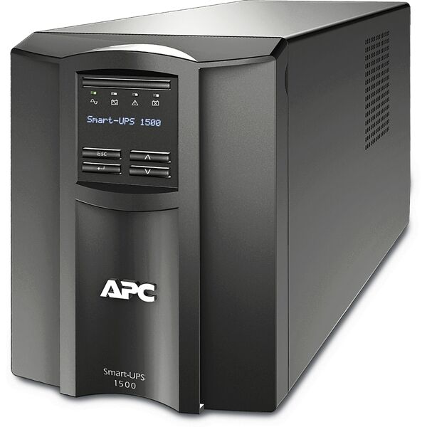 apc smart-ups gruppo di continuità (ups) a linea interattiva 1,5 kva 1000 w 8 presa(e) ac [smt1500i]