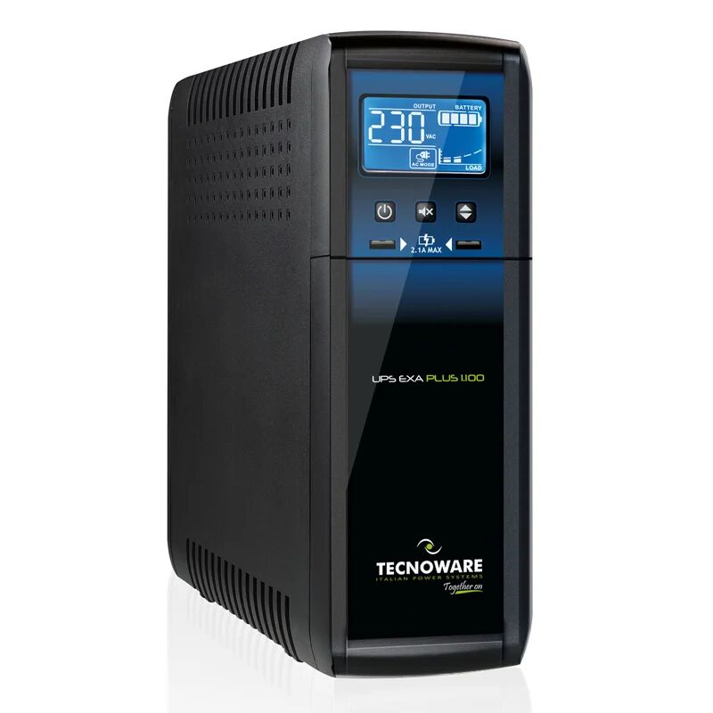 tecnoware exa plus 110 gruppo di continuità (ups) a linea interattiva 1 kva 770 w [fgcexapl1102iec]