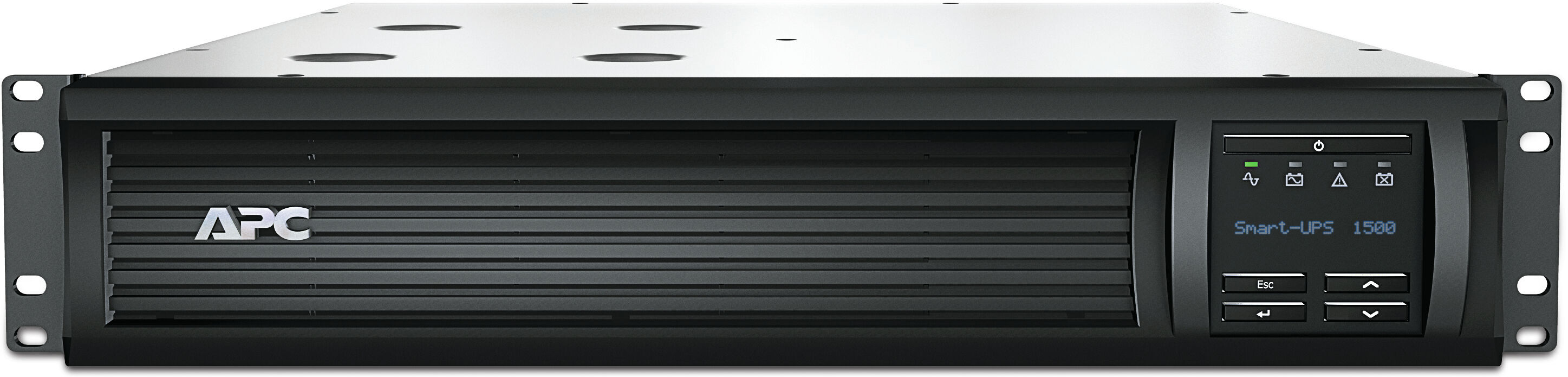 apc smart-ups 1500va gruppo di continuità (ups) a linea interattiva 1,5 kva 1000 w 4 presa(e) ac [smt1500rmi2unc]