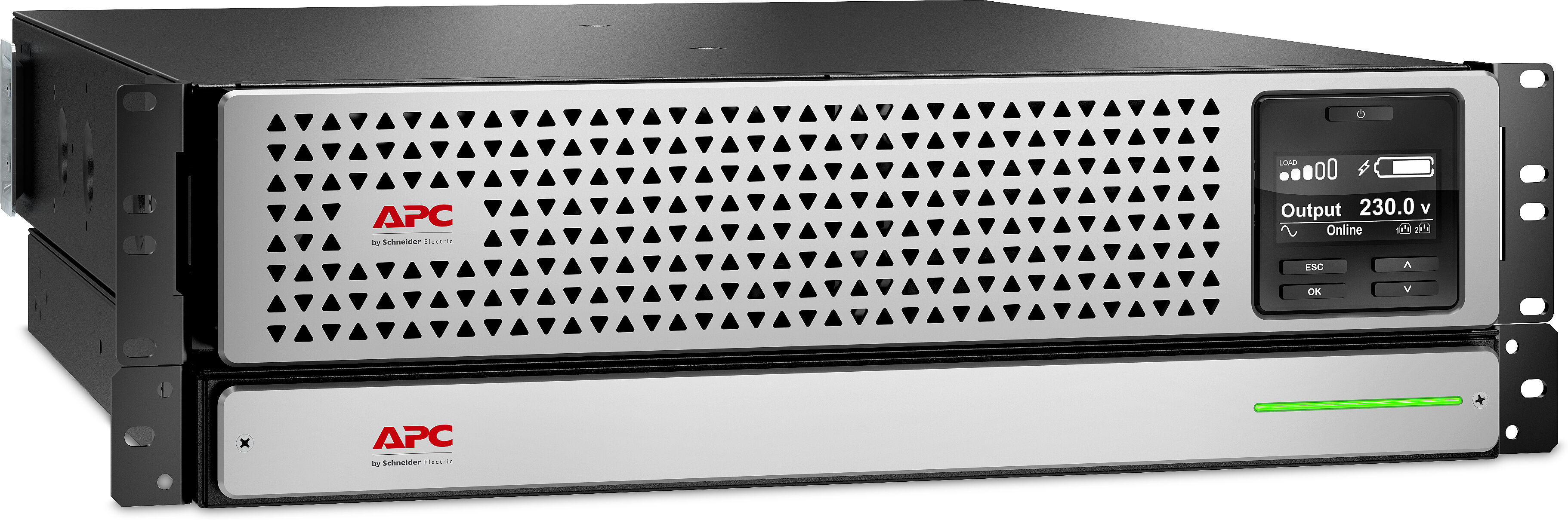 APC Gruppo di continuità  SMART-UPS SRT LI-ION 2200VA RM ACCS Doppia conversione (online) 2,2 kVA 1980 W 8 presa(e) AC [SRTL2200RMXLI]