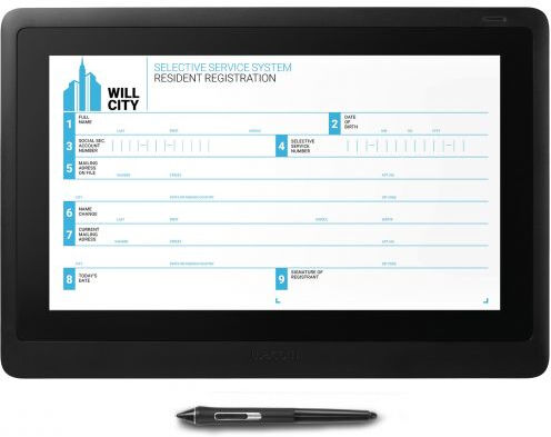 wacom interactive pen display 15.6 (eu) 39,6 cm (15.6) nero lcd [dtk1660ek0b]