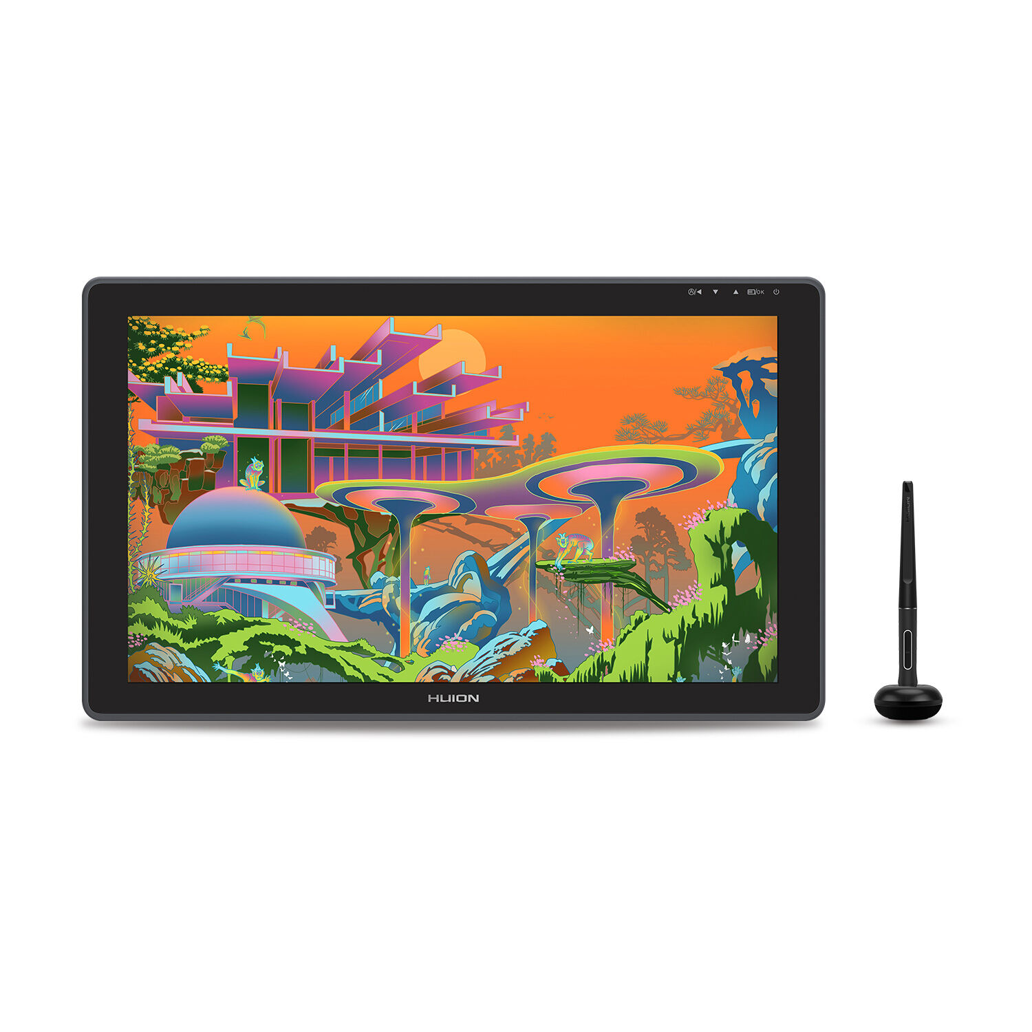 huion kamvas 22 plus tavoletta grafica nero 476,64 x 268,11 mm usb [gs2202]