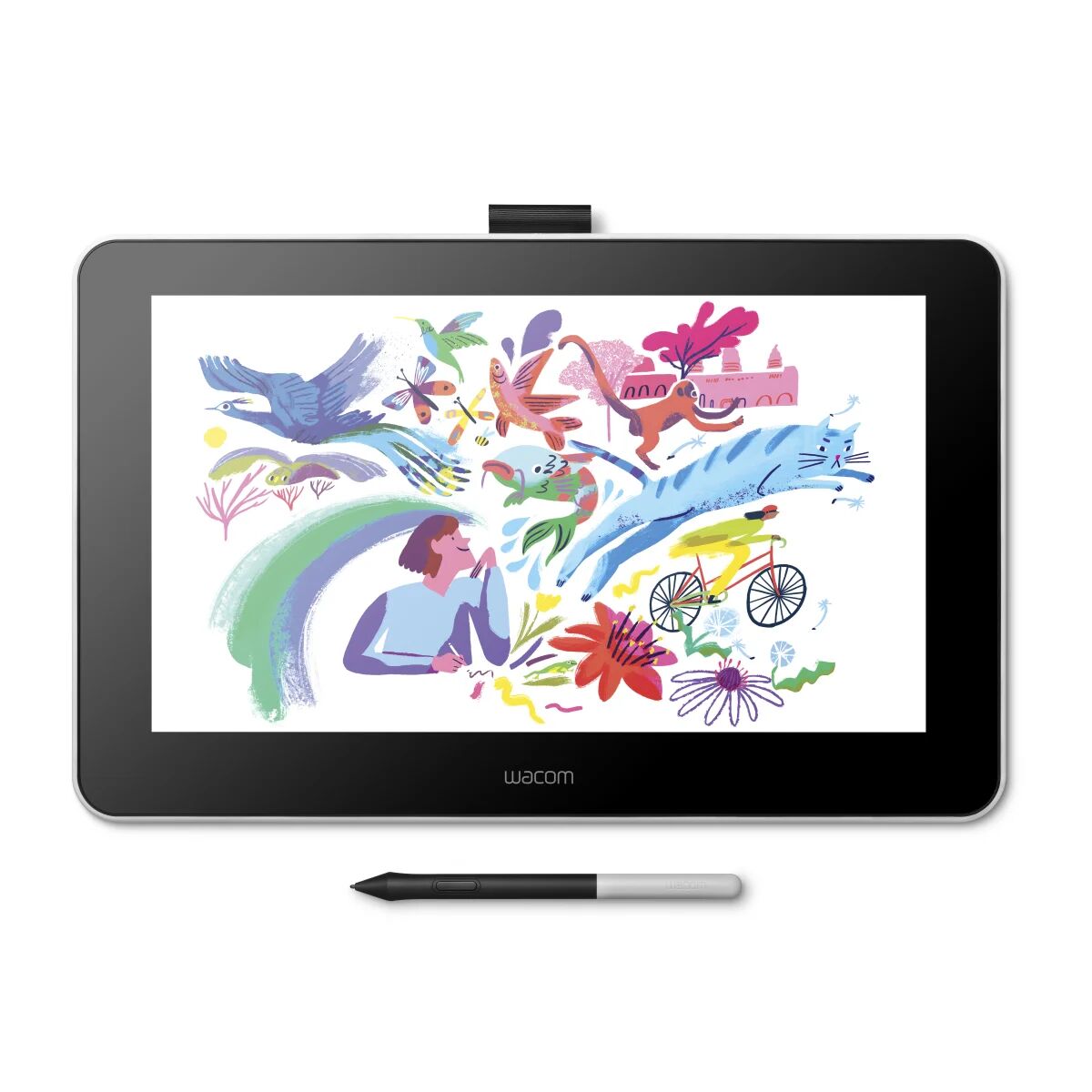 Wacom One 13 tavoletta grafica Bianco 2540 lpi (linee per pollice) 294 x 166 mm USB [DTC133W0B]