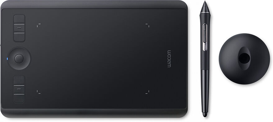 Wacom Intuos Pro (S) tavoletta grafica Nero 5080 lpi (linee per pollice) 160 x 100 mm USB/Bluetooth [PTH460K1B]