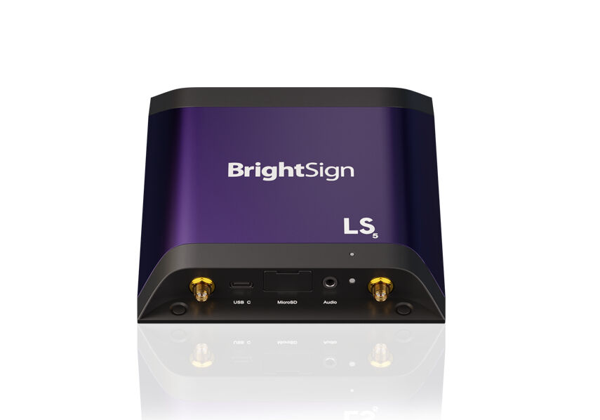 BrightSign LS445 lettore multimediale Nero, Viola 4K Ultra HD Wi-Fi [LS445]