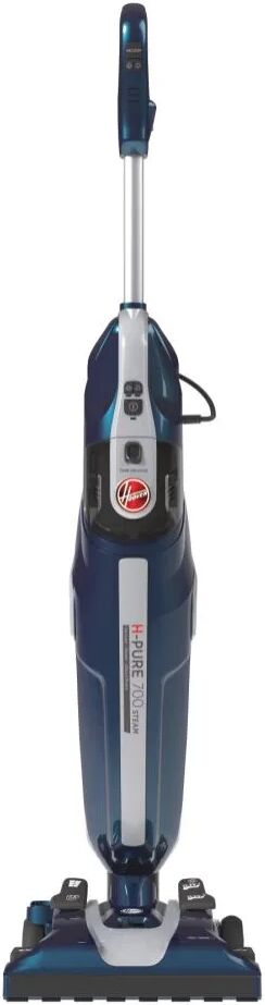 hoover pulitore a vapore  h-pure 700 steam hps700 011 scopa 0,5 l blu