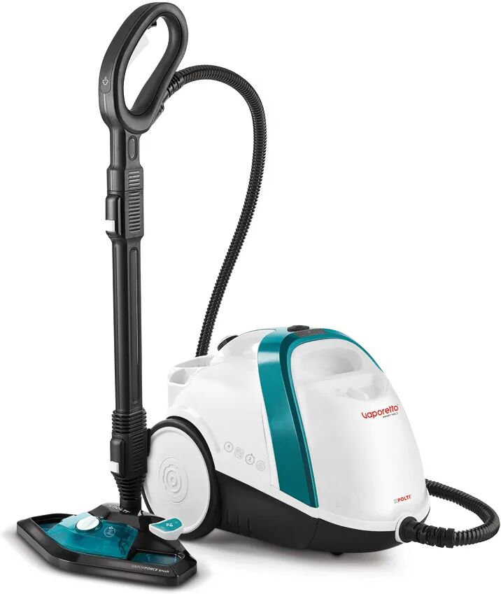 polti vaporetto smart 100_t pulitore a vapore cilindrico 1500 w blu, bianco