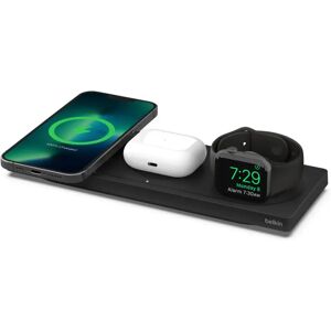 Belkin Caricabatterie  WIZ016myBK Cuffie, Smartphone, Orologio intelligente Nero Carica wireless Ricarica rapida Interno [WIZ016MYBK]