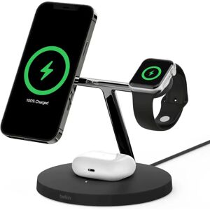 Belkin Caricabatterie  BOOST↑CHARGE PRO Auricolare, Smartphone, Orologio intelligente Nero Carica wireless Interno [WIZ009MYBK]