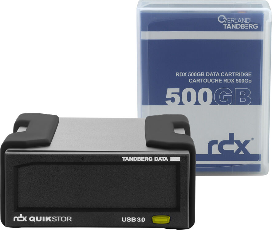 overland lettore di cassette  8863-rdx dispositivo archiviazione backup disco cartuccia rdx 500 gb [8863-rdx]