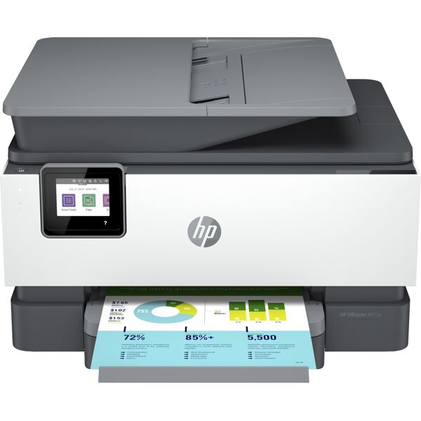 hp officejet pro stampante multifunzione 9012e, colore, per piccoli uffici, stampa, copia, scansione, fax, +; idoneo instant ink; alimentatore automatico di documenti; stampa fronte/retro [22a55b#629]