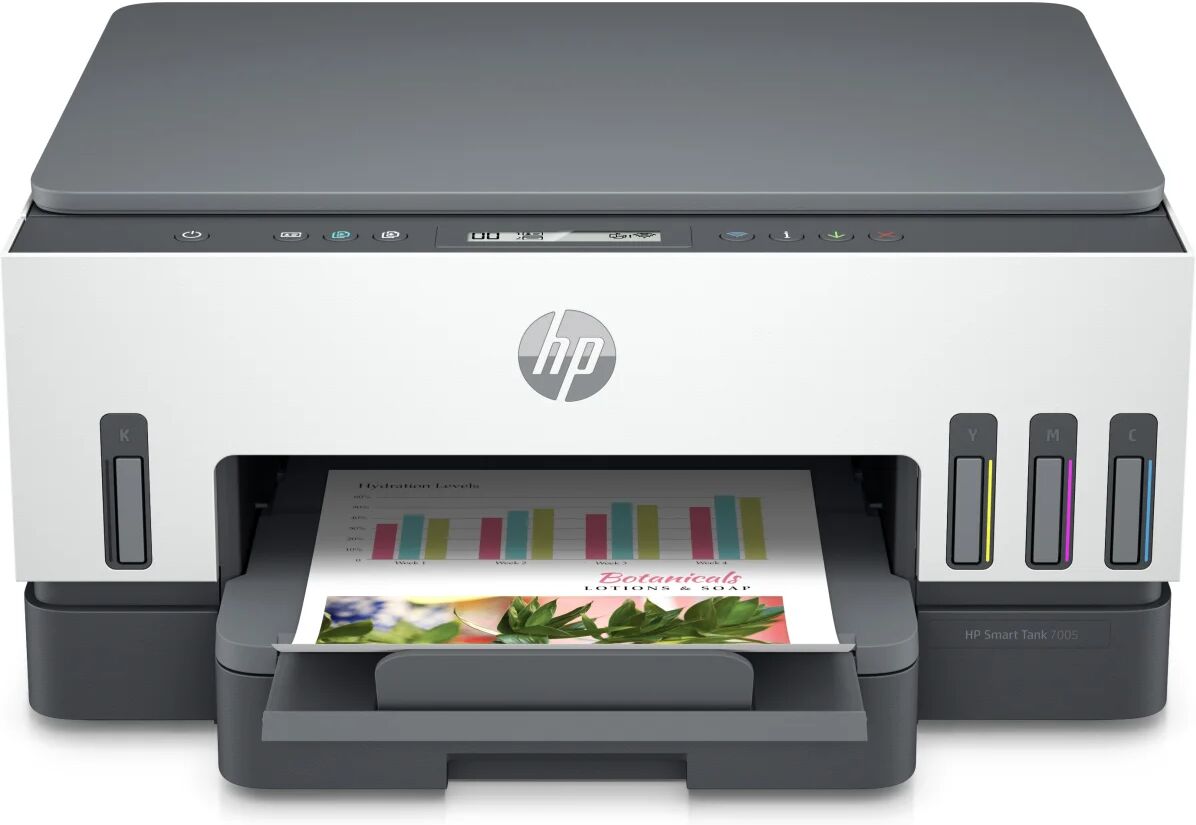 hp smart tank stampante multifunzione 7005, color, per stampa, scansione, copia, wireless, scansione verso pdf