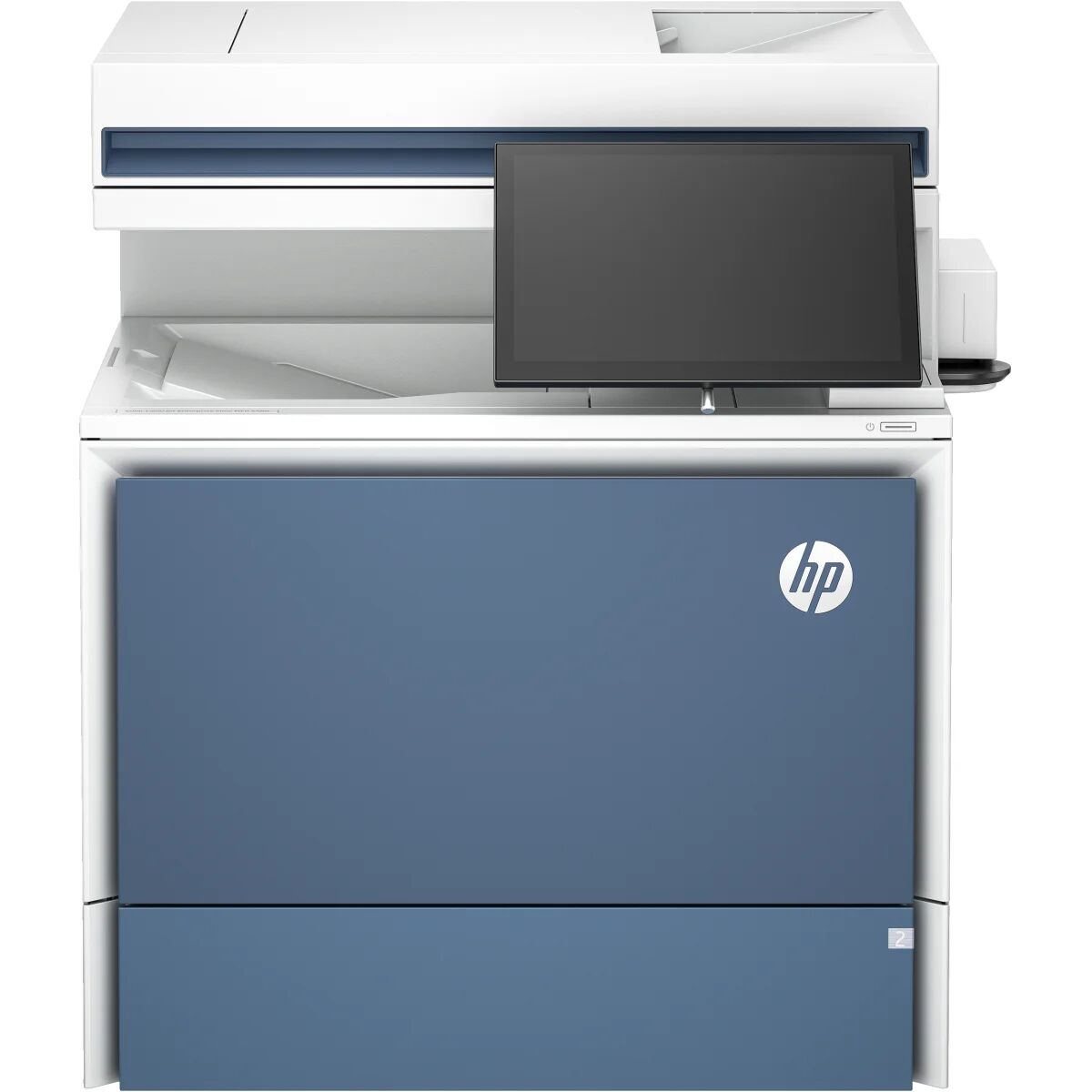 HP Color LaserJet Enterprise Flow Stampante multifunzione 5800zf, Stampa, copia, scansione, fax, Alimentatore automatico di documenti; vassoi ad alta capacità opzionali; touchscreen; cartuccia TerraJet [58R10A#B19]