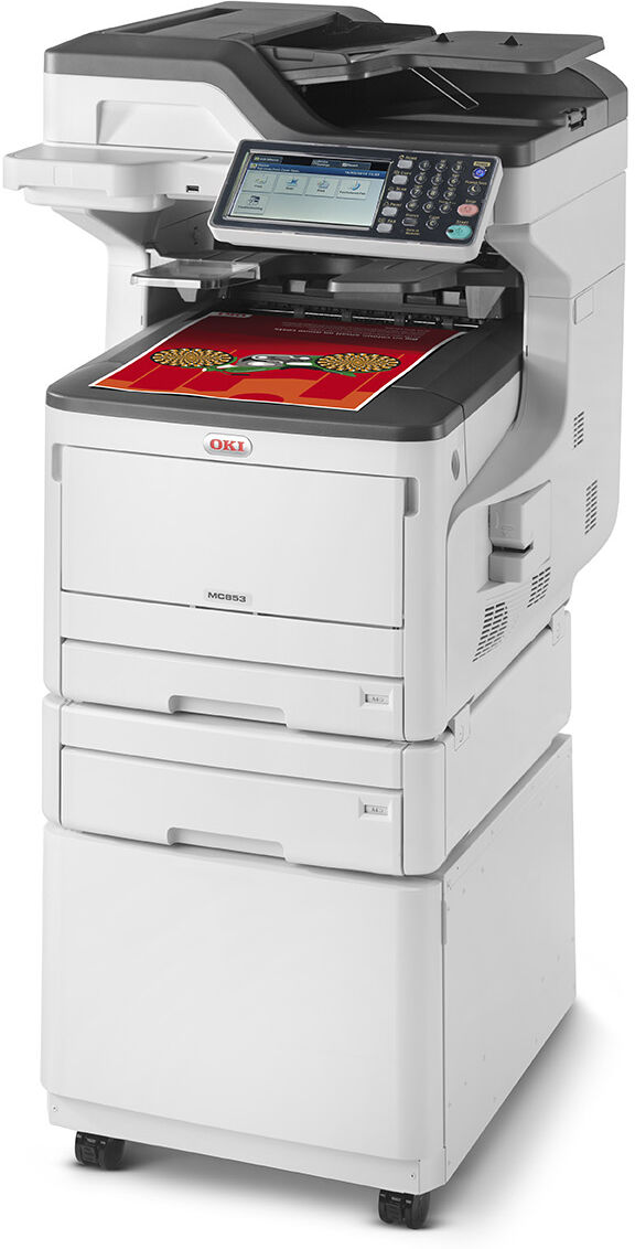 Oki Multifunzione  MC853dnct LED A3 1200 x 600 DPI 23 ppm [45850601]