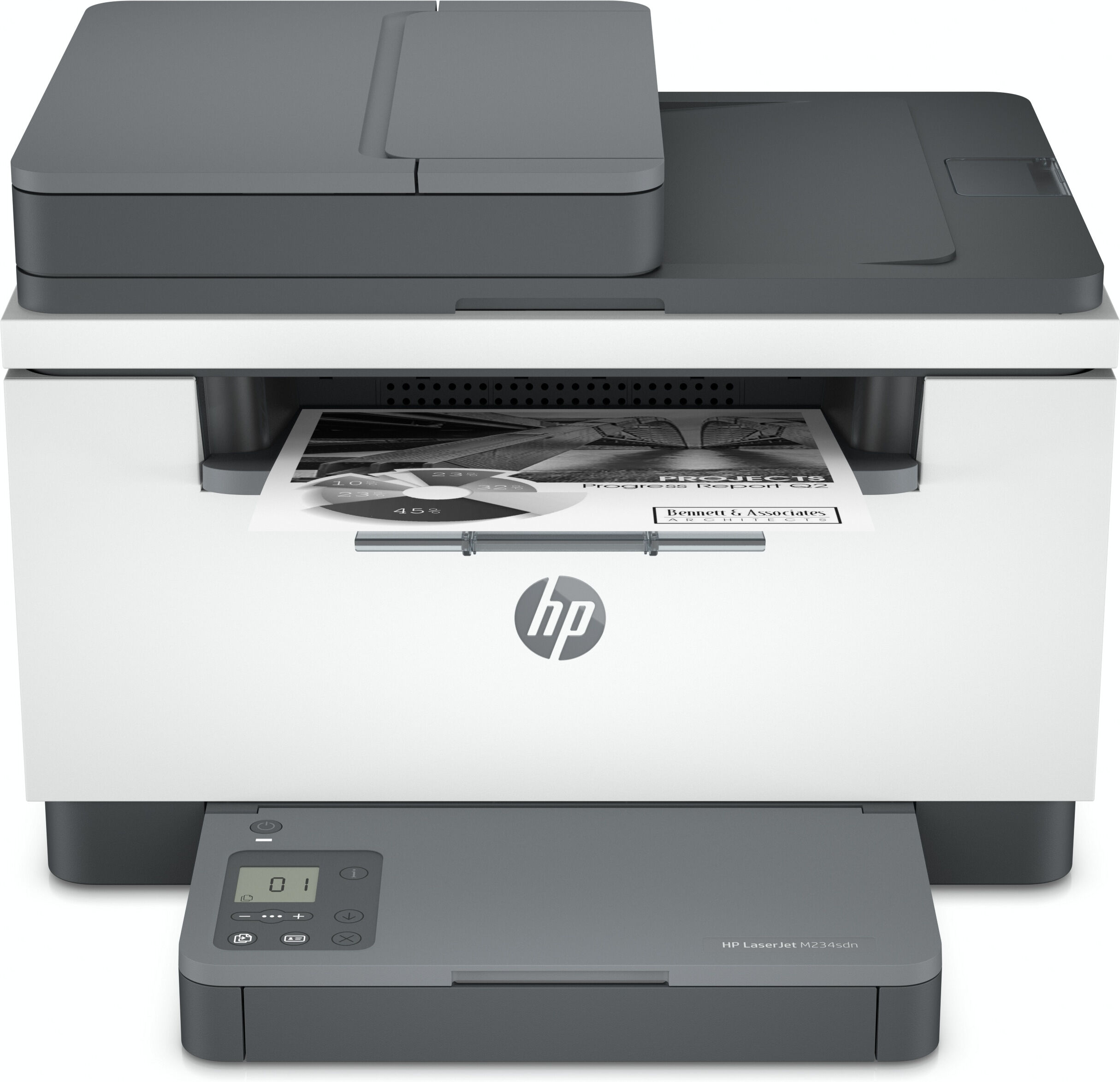 HP Multifunzione  LaserJet MFP M234sdn Printer, Bianco e nero, Stampante per Piccoli uffici, Stampa, copia, scansione, Scansione verso e-mail; scansione PDF [9YG02F]