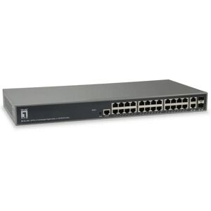 LevelOne GEL-2681 switch di rete Gestito L3 Gigabit Ethernet (10/100/1000) Nero [GEL-2681]