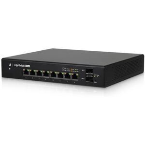 Ubiquiti Switch di rete  EdgeSwitch 8 150W Gestito L2/L3 Gigabit Ethernet (10/100/1000) Supporto Power over (PoE) Nero [ES-8-150W]