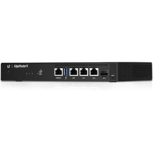 Ubiquiti Networks EdgeRouter 4 router cablato Gigabit Ethernet Nero [ER-4]