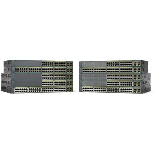 Cisco Systems Catalyst WS-C2960+24TC-L switch di rete Gestito L2 Fast Ethernet (10/100) Nero [WS-C2960+24TC-L]