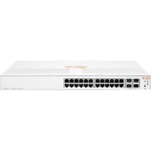 Aruba Switch di rete  Instant On 1930 24G Class4 PoE 4SFP/SFP+ 195W Gestito L2+ Gigabit Ethernet (10/100/1000) Supporto Power over (PoE) 1U Bianco [JL683B#ABB]