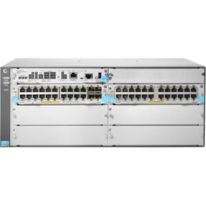 HP Switch di rete  5406R 44GT PoE+ & 4-port SFP+ (No PSU) v3 zl2 Gestito L3 Gigabit Ethernet (10/100/1000) Grigio 4U Supporto Power over (PoE) [JL003A]