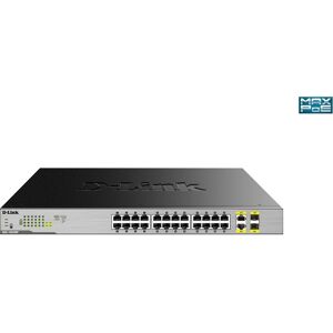 D-Link DGS-1026MP switch di rete Non gestito Gigabit Ethernet (10/100/1000) Supporto Power over (PoE) Nero, Grigio [DGS-1026MP]