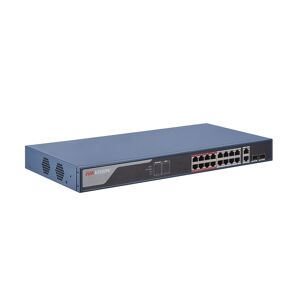 Hikvision DS-3E1318P-EI switch di rete Fast Ethernet (10/100) Supporto Power over (PoE) Blu [301801789]