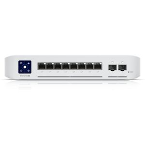 Ubiquiti Switch di rete  UniFi Enterprise 8 PoE Gestito L3 2.5G Ethernet (100/1000/2500) Supporto Power over (PoE) Stainless steel [USW-ENTERPRISE-8-POE]