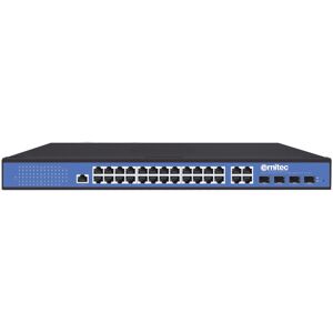 Ernitec ELECTRA-M224/4 switch di rete Gestito L2 Gigabit Ethernet (10/100/1000) Supporto Power over (PoE) Nero, Blu [ELECTRA-M224/4]