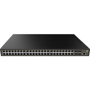 LevelOne GEL-5271 switch di rete Gestito L2+ Gigabit Ethernet (10/100/1000) 1U Nero [GEL-5271]