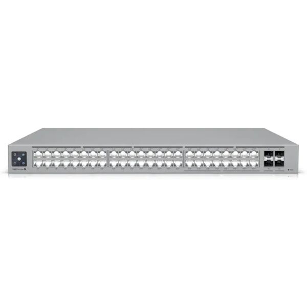 ubiquiti usw-pro-max-48-poe switch di rete l3 2.5g ethernet (100/1000/2500) supporto power over (poe) grigio [usw-pro-max-48-poe]