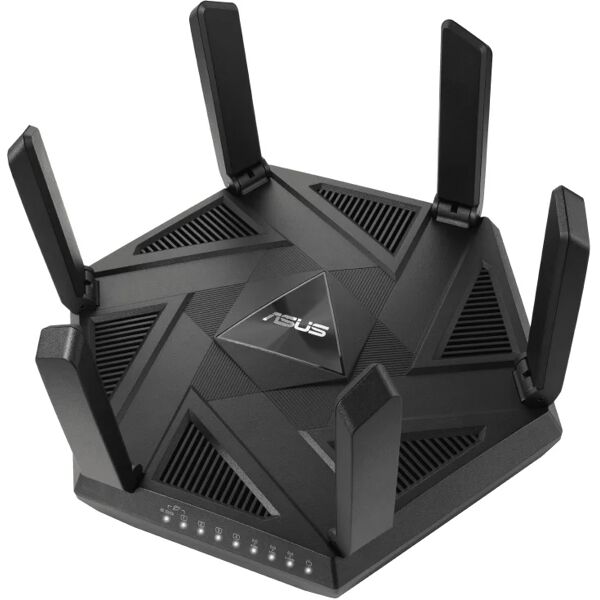 asus rt-axe7800 router wireless tri-band (2,4 ghz/5 ghz/6 ghz) nero [90ig07b0-mu9b00]